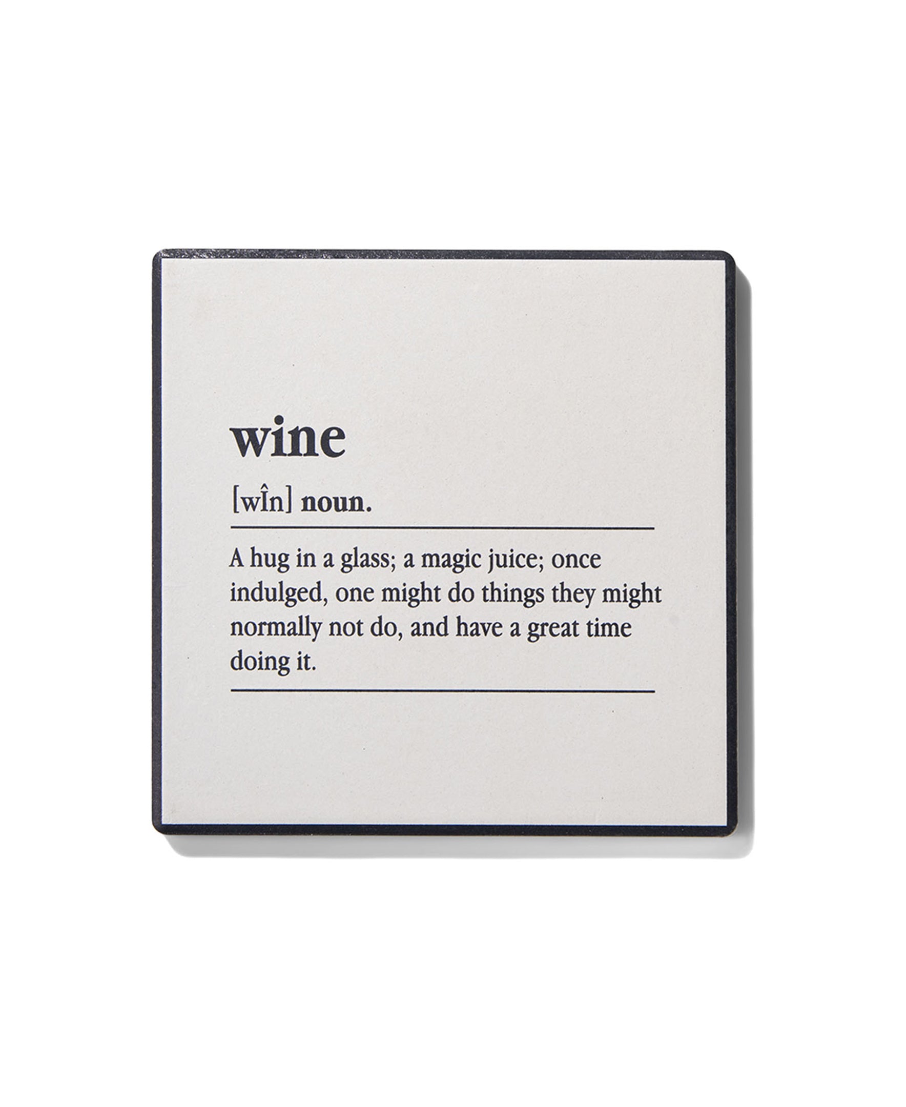 Definitions Set of 4 Ceramic Coasters