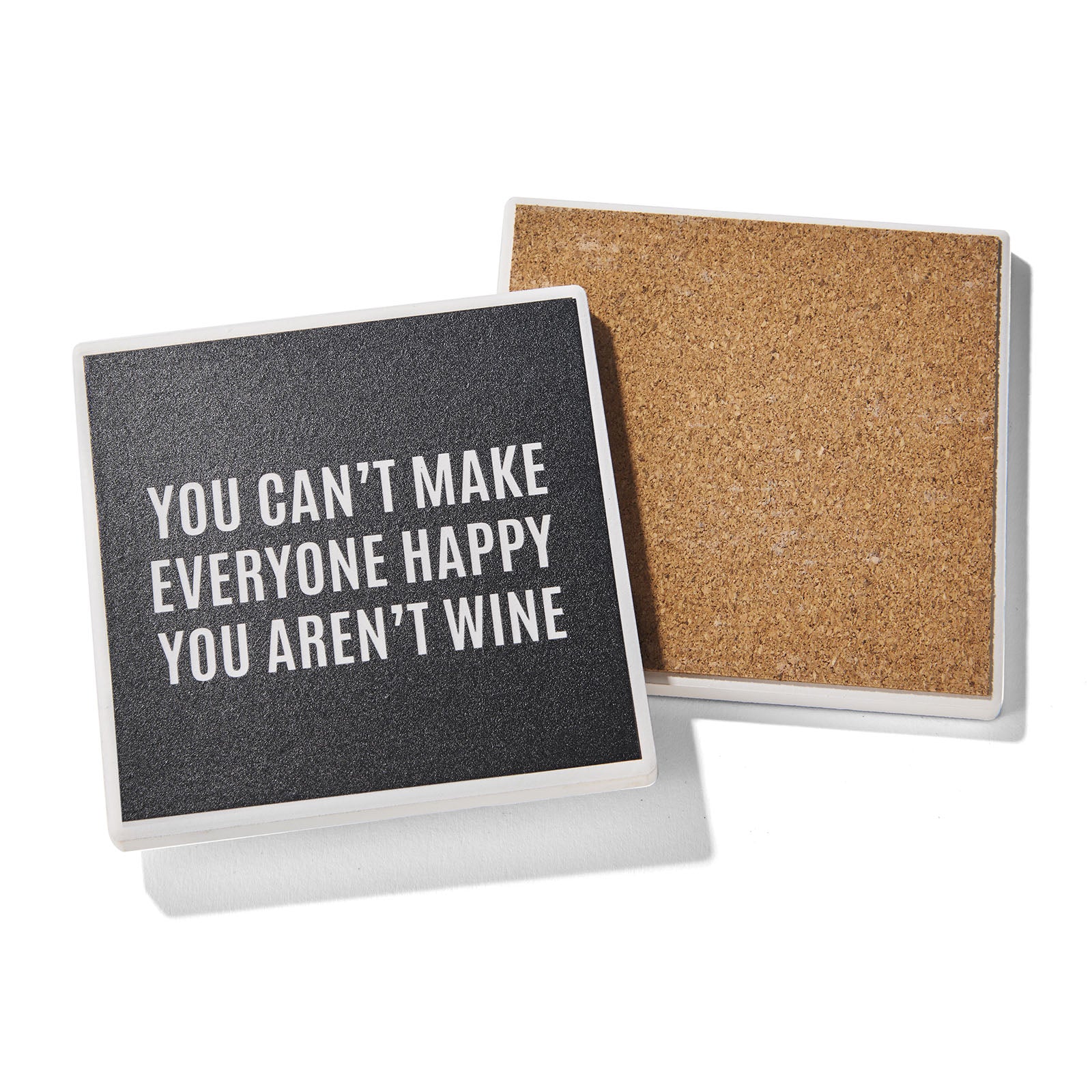 Cocktail Hour Sentiments Set of 4 Ceramic Coasters
