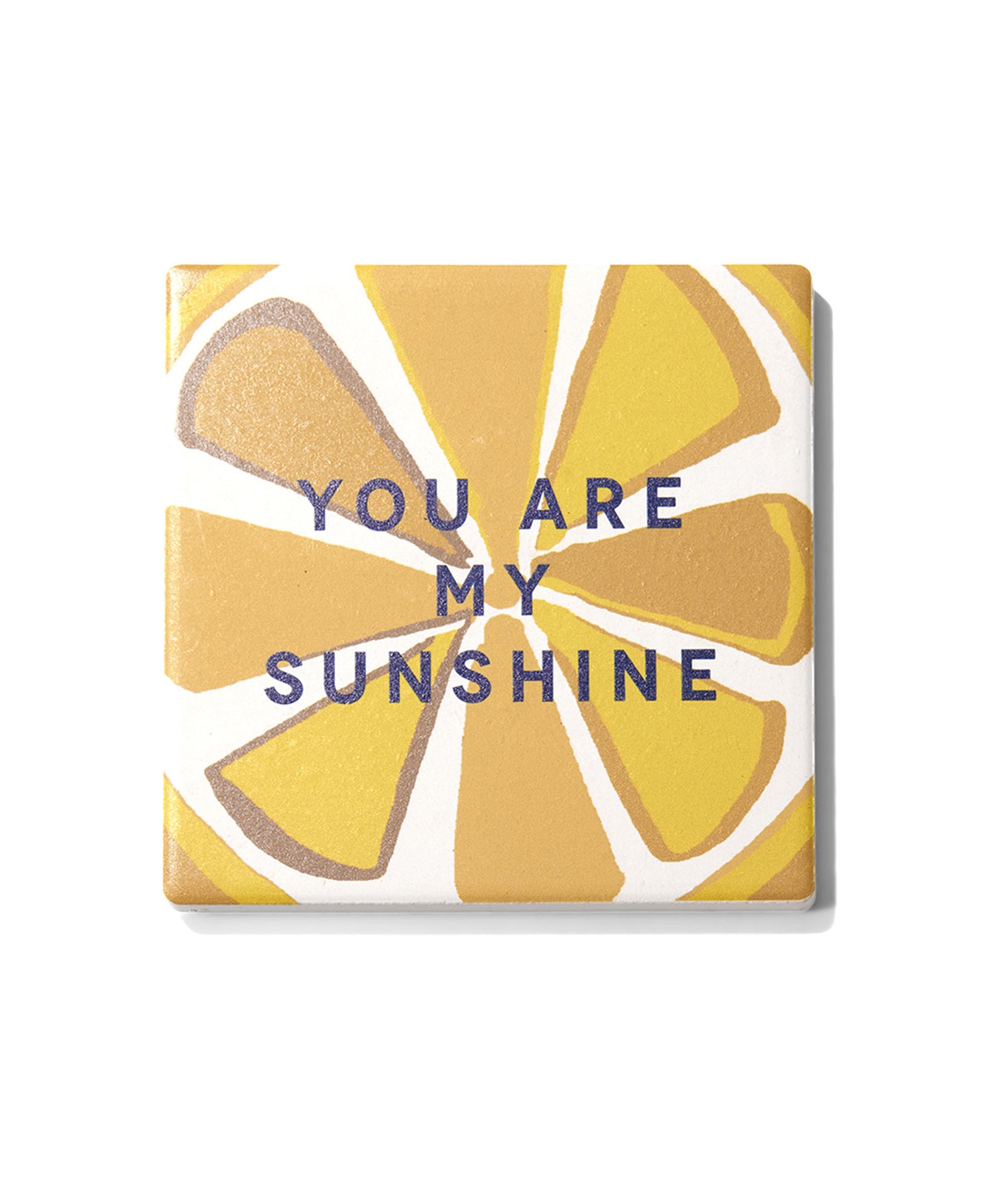 Squeeze the Day Set of 4 Ceramic Coasters