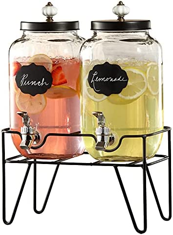 Manchester Set of 2 Beverage Dispensers 3.1 L Each