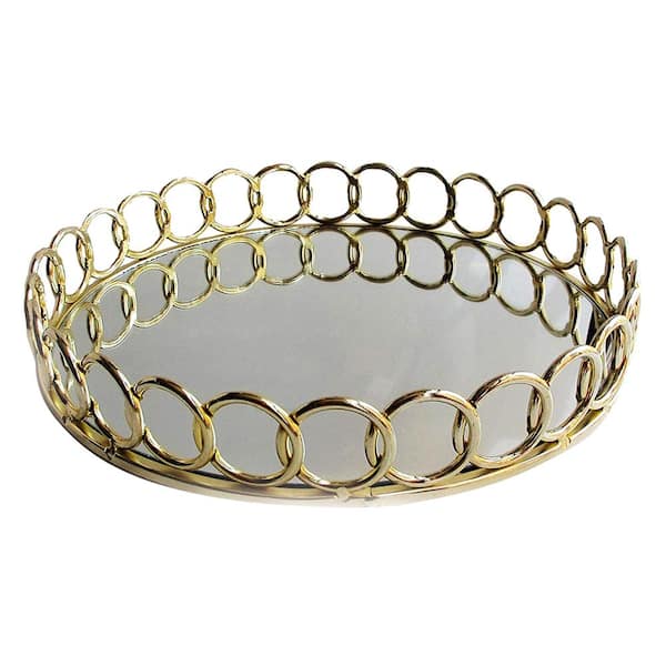 Looped Gold Tray