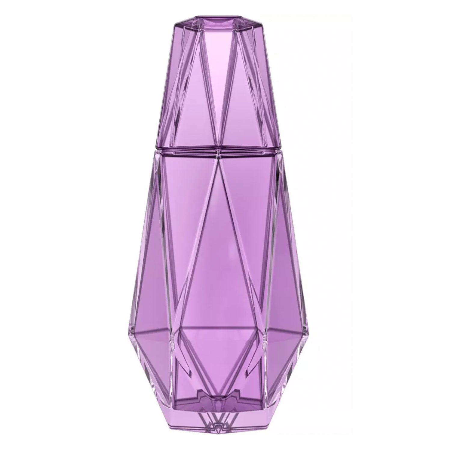 Geometric Purple Carafe Set