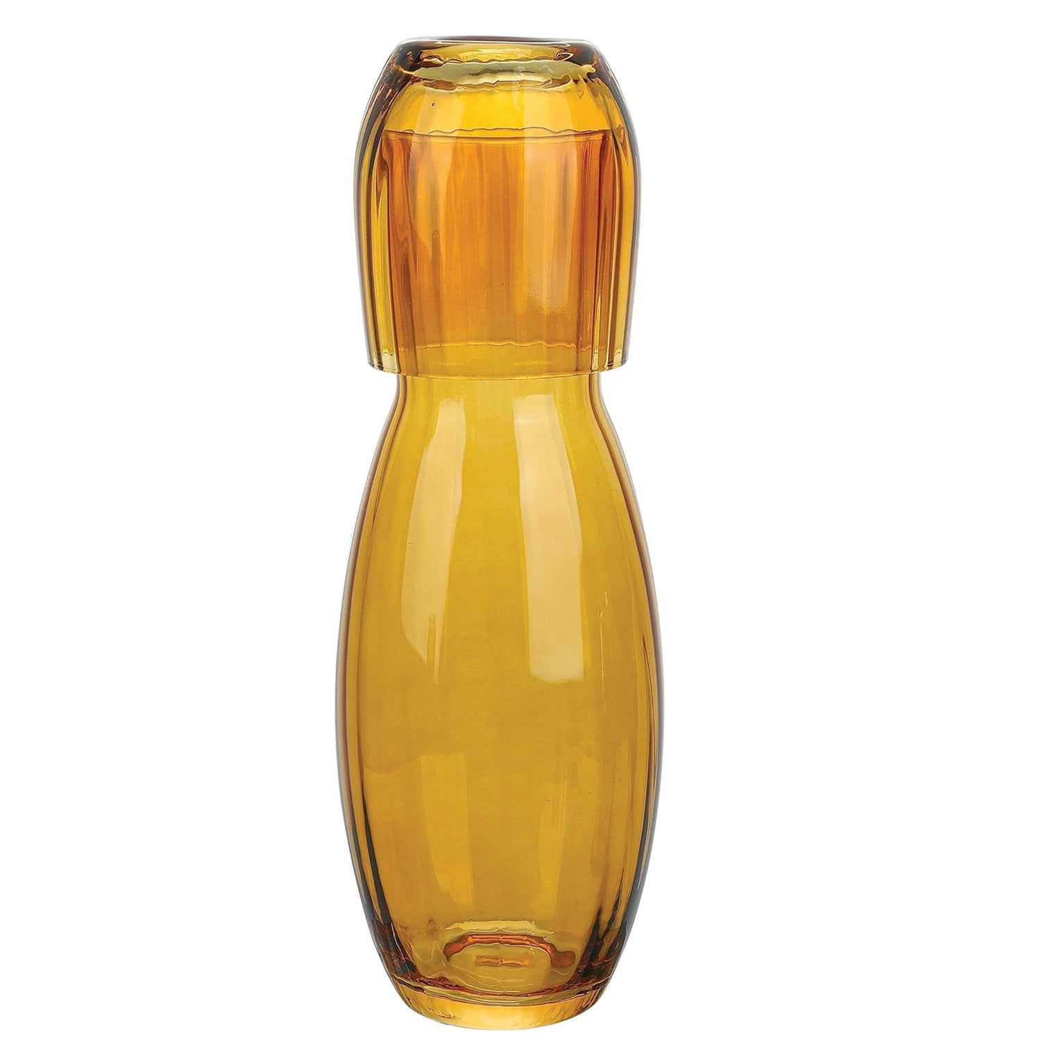 Amber Bedside Carafe 2-Piece Set