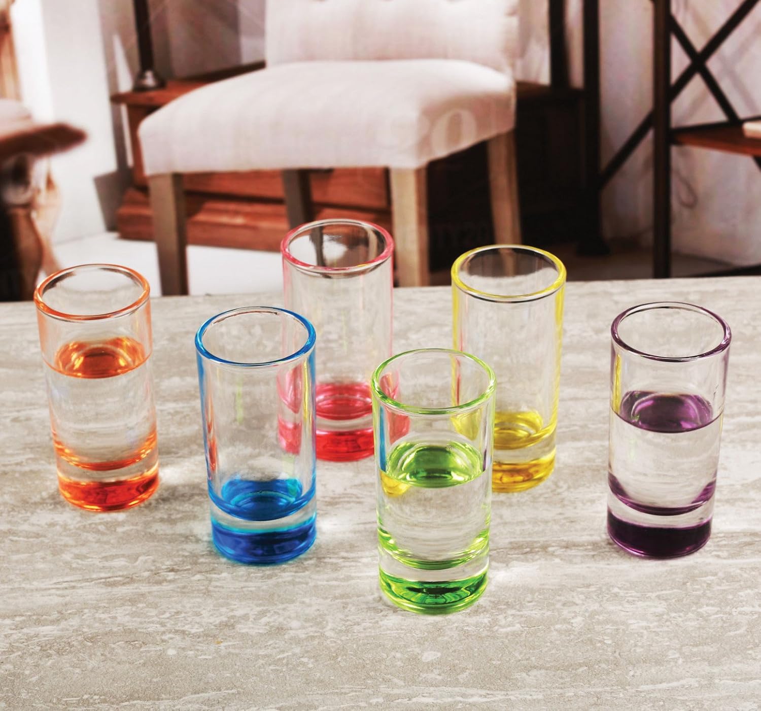 Paradise with Style 6-Piece Set of 6 - 1.2Oz Shot Glasses