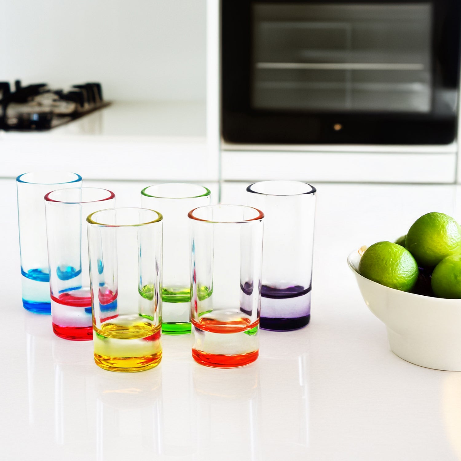 Paradise with Style 6-Piece Set of 6 - 1.2Oz Shot Glasses