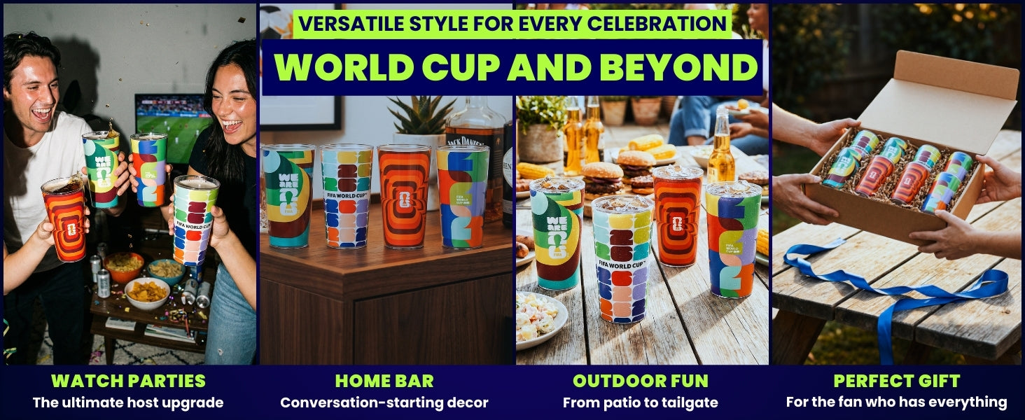 Official FIFA World Cup 2026 Edition Drinkware & Serveware Merchandise