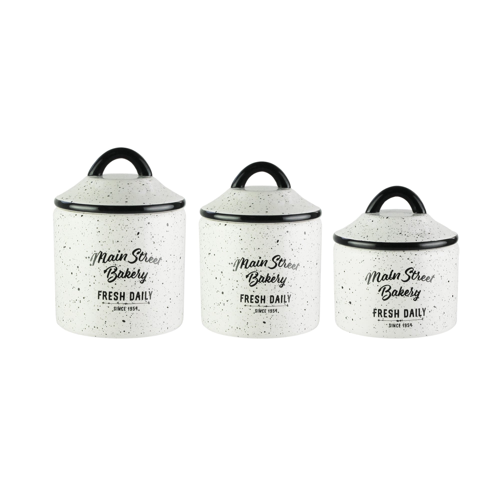 MAIN STR 3PC CANISTER SET W/COVER