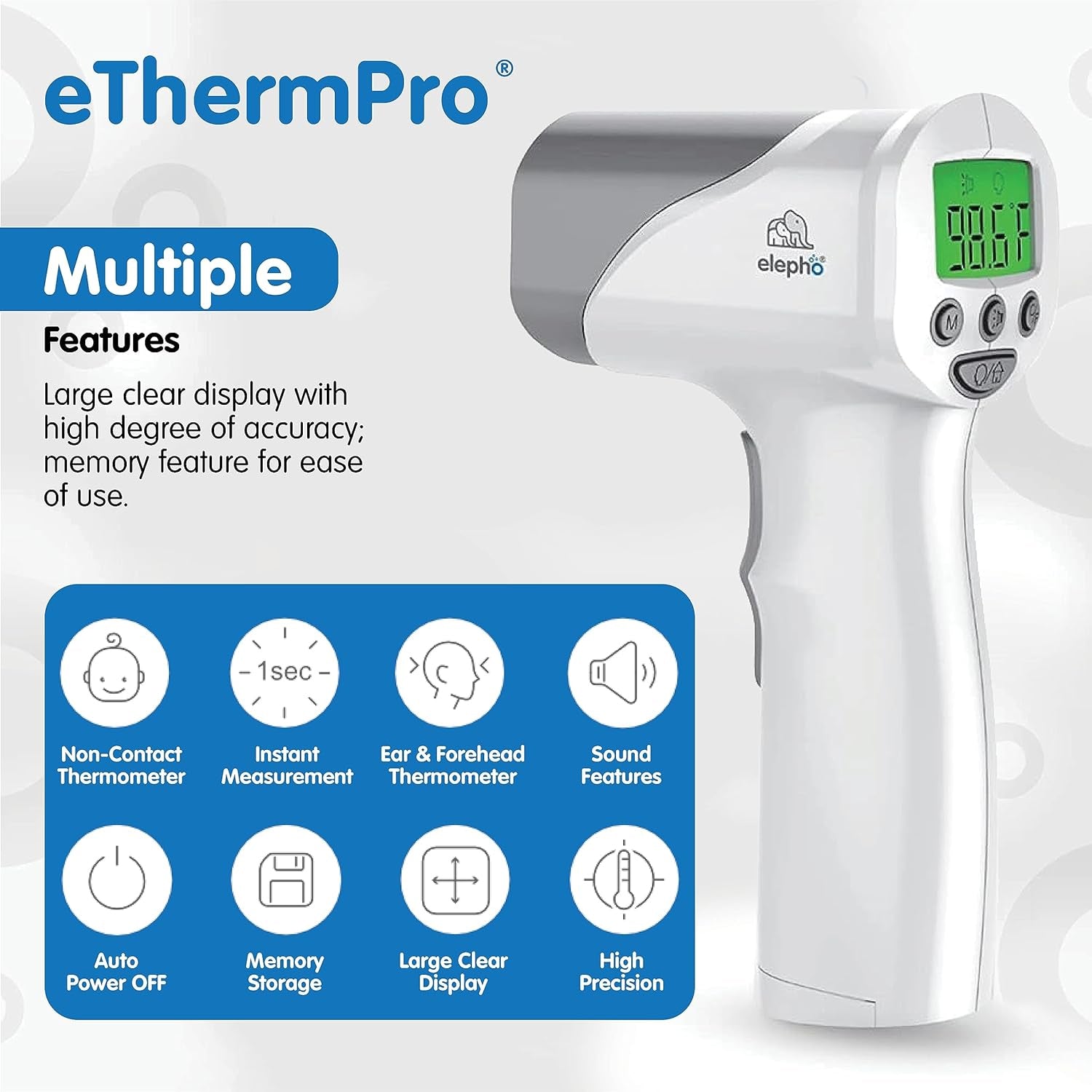 eTherm Pro Non-contact Thermometer