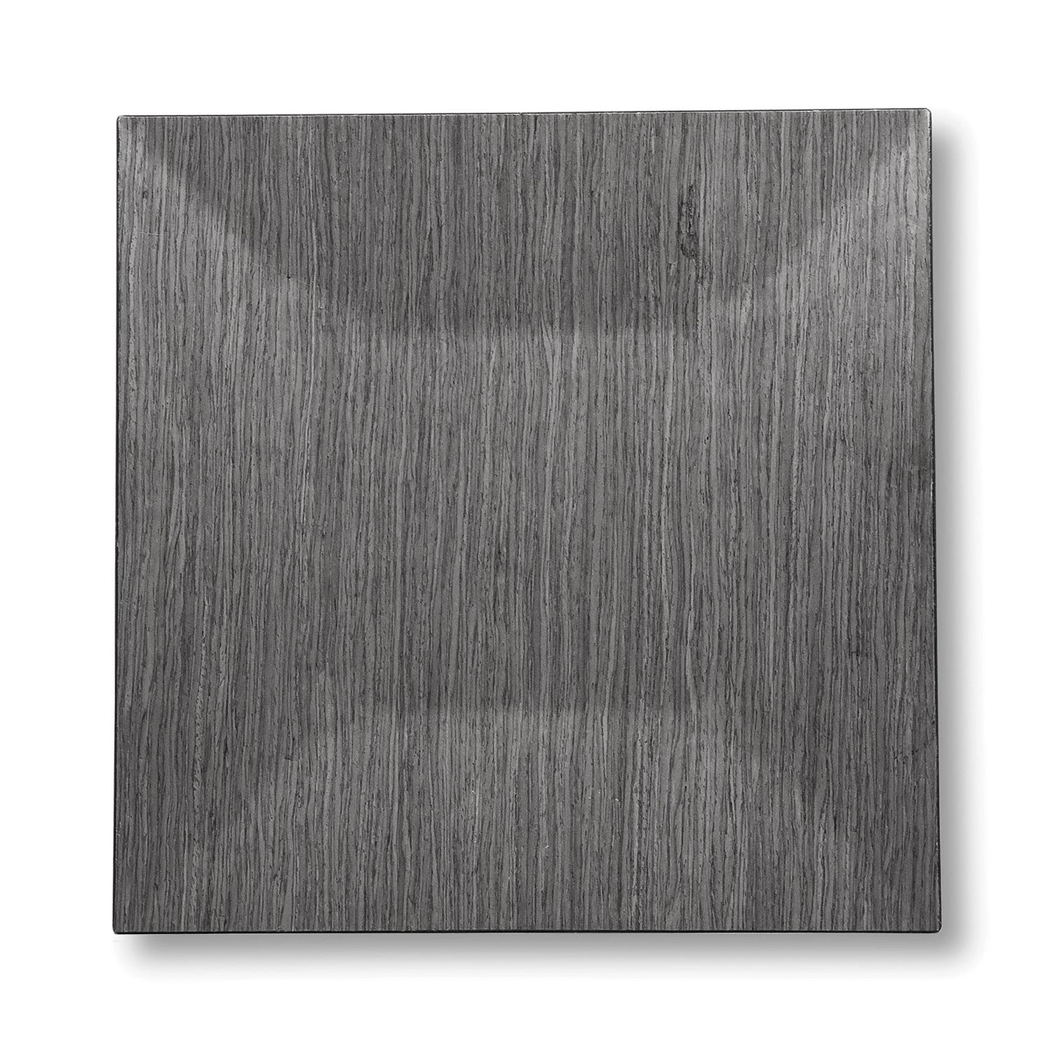 Gray Pine Square Charger Plate 12-Piece Set