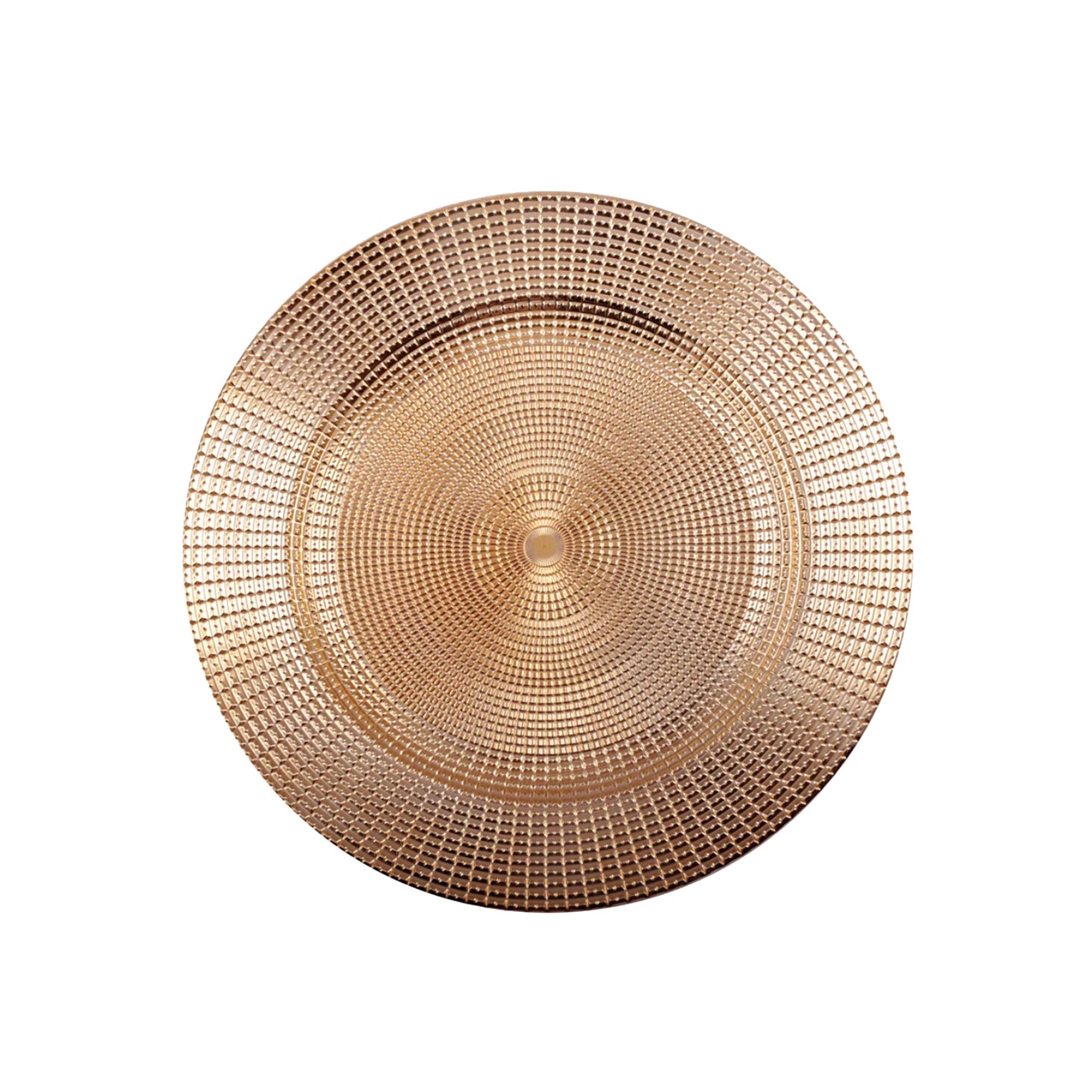 Estelle Gold Plated Set of 4 Charger Plates 13"D