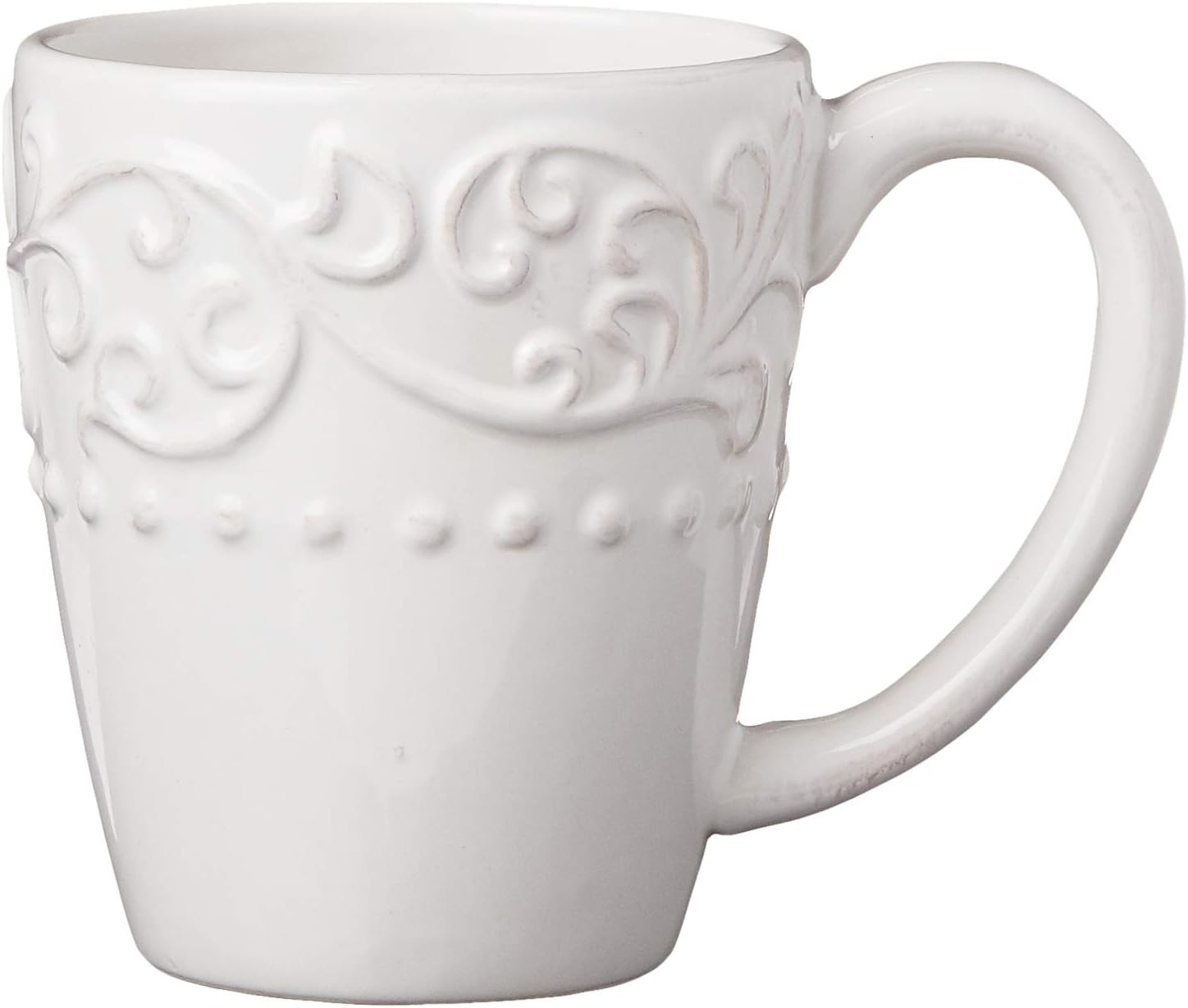 Bianca Scrolls White 16-Piece Dinner Set