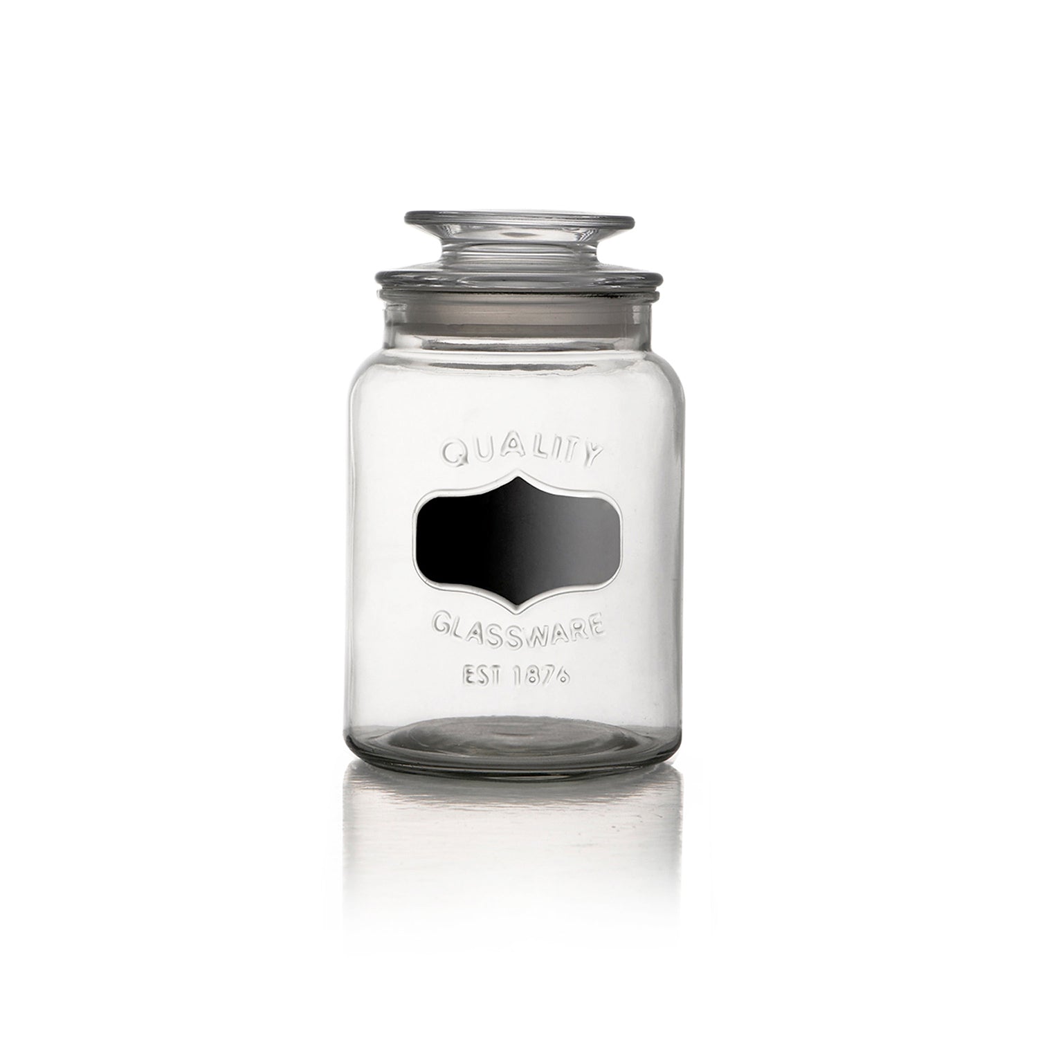 Chalkboard 3-Piece Set Glass Kitchen Canister