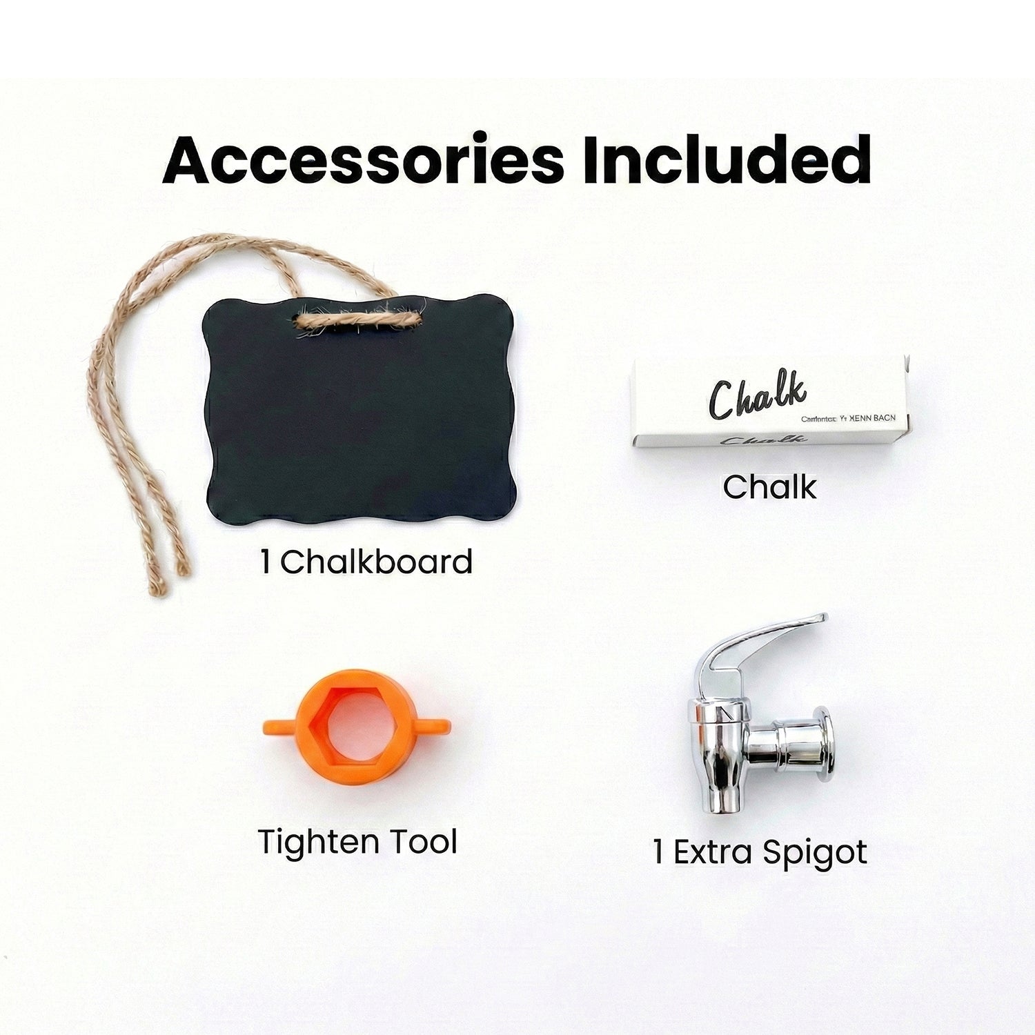 Hamburg Glass Beverage Dispenser with Metal Stand 1.5 Gal