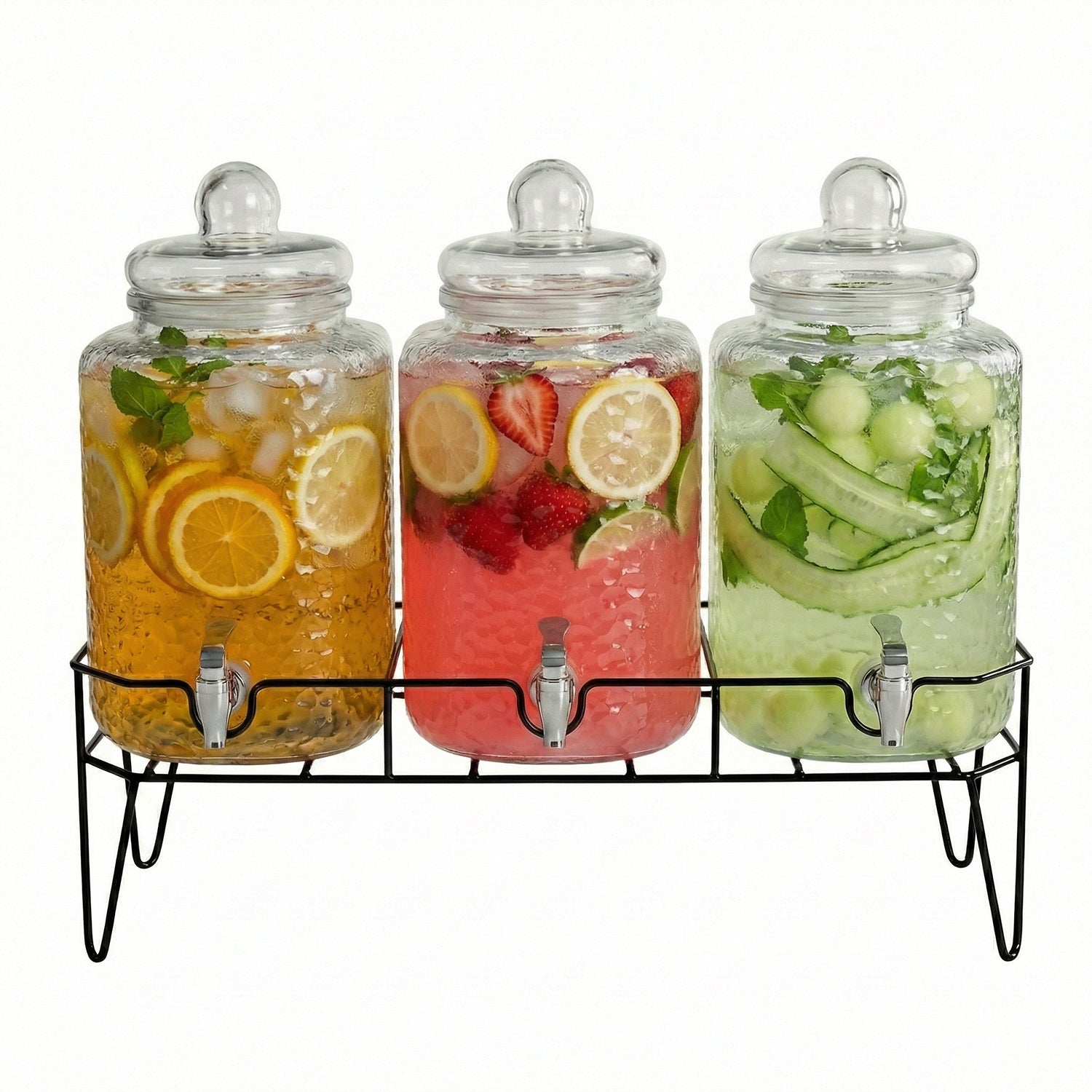 Hamburg Triple Dispenser Set 1.5 GAL Each