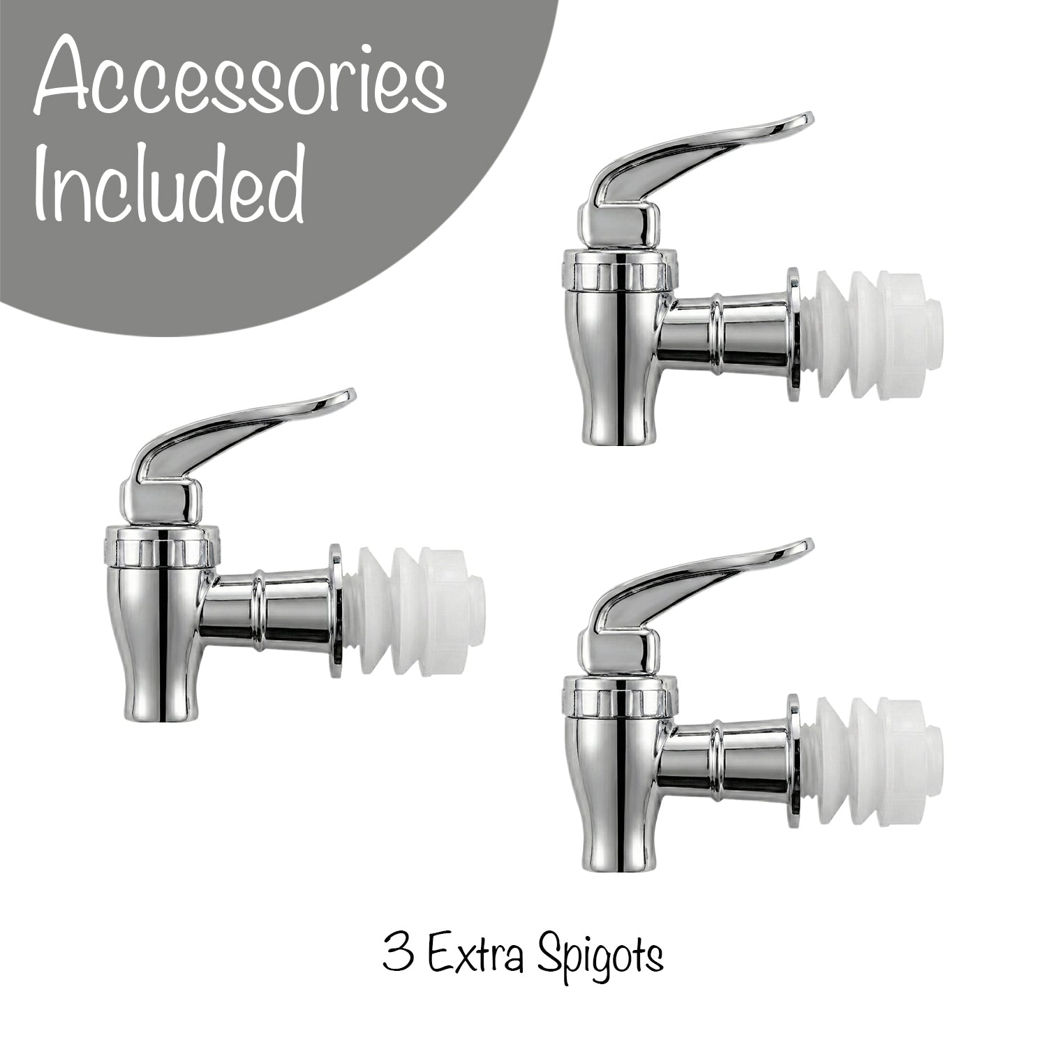 Hamburg Triple Dispenser Set 1.5 GAL Each