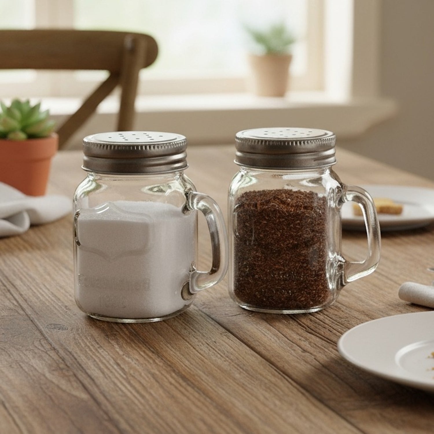Yorkshire Mason Salt and Pepper 5 OZ. Shaker Set of 2