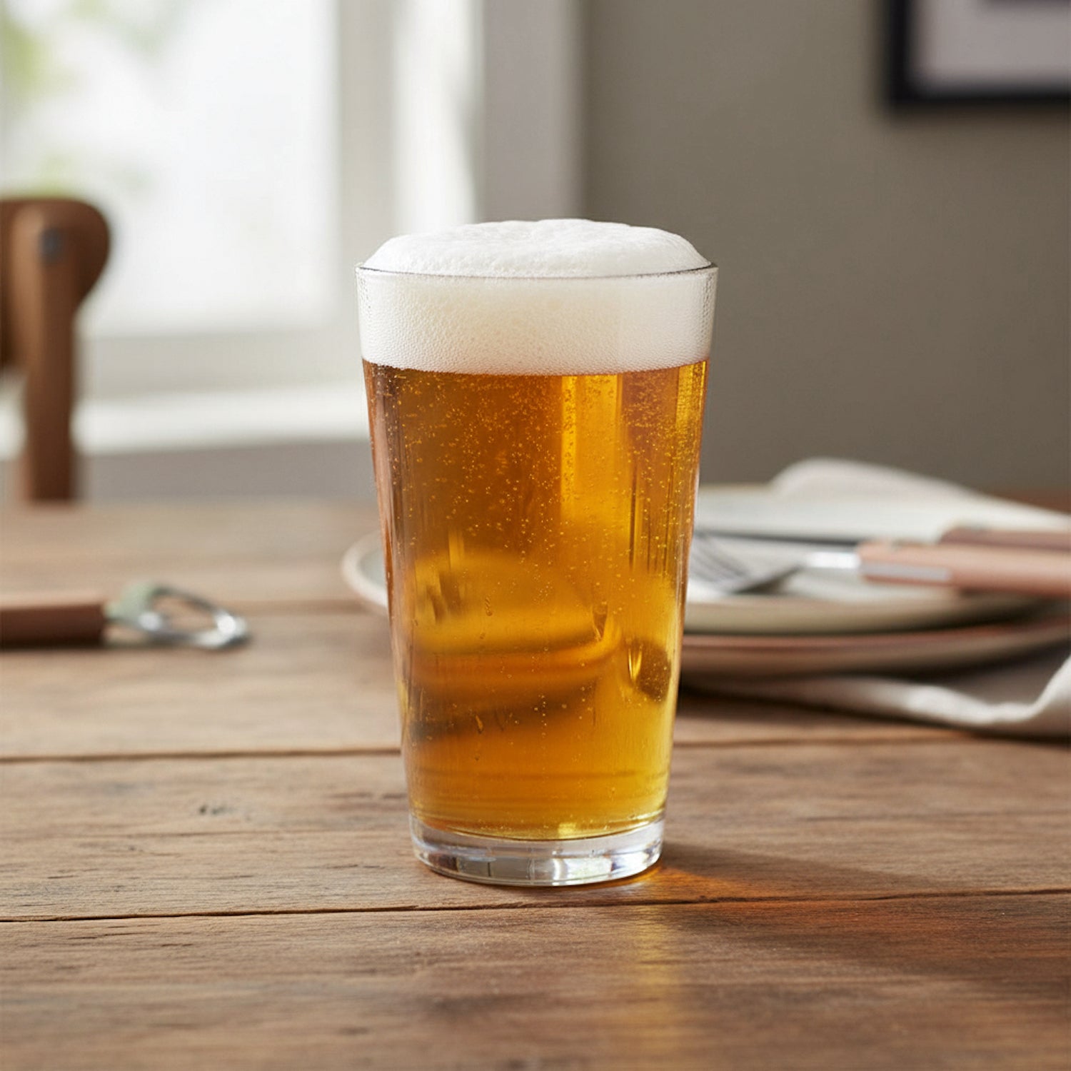 15.75 oz Clear Drinking Glasses - Simple Home Set of 6