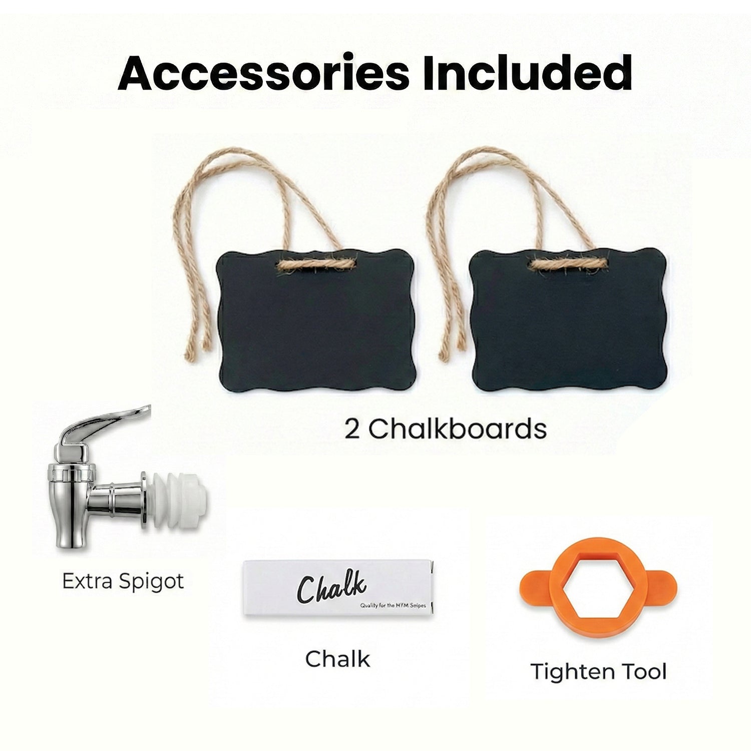 Sanford Set of 2 Glass Beverage Dispenser 1.5 Gal Each