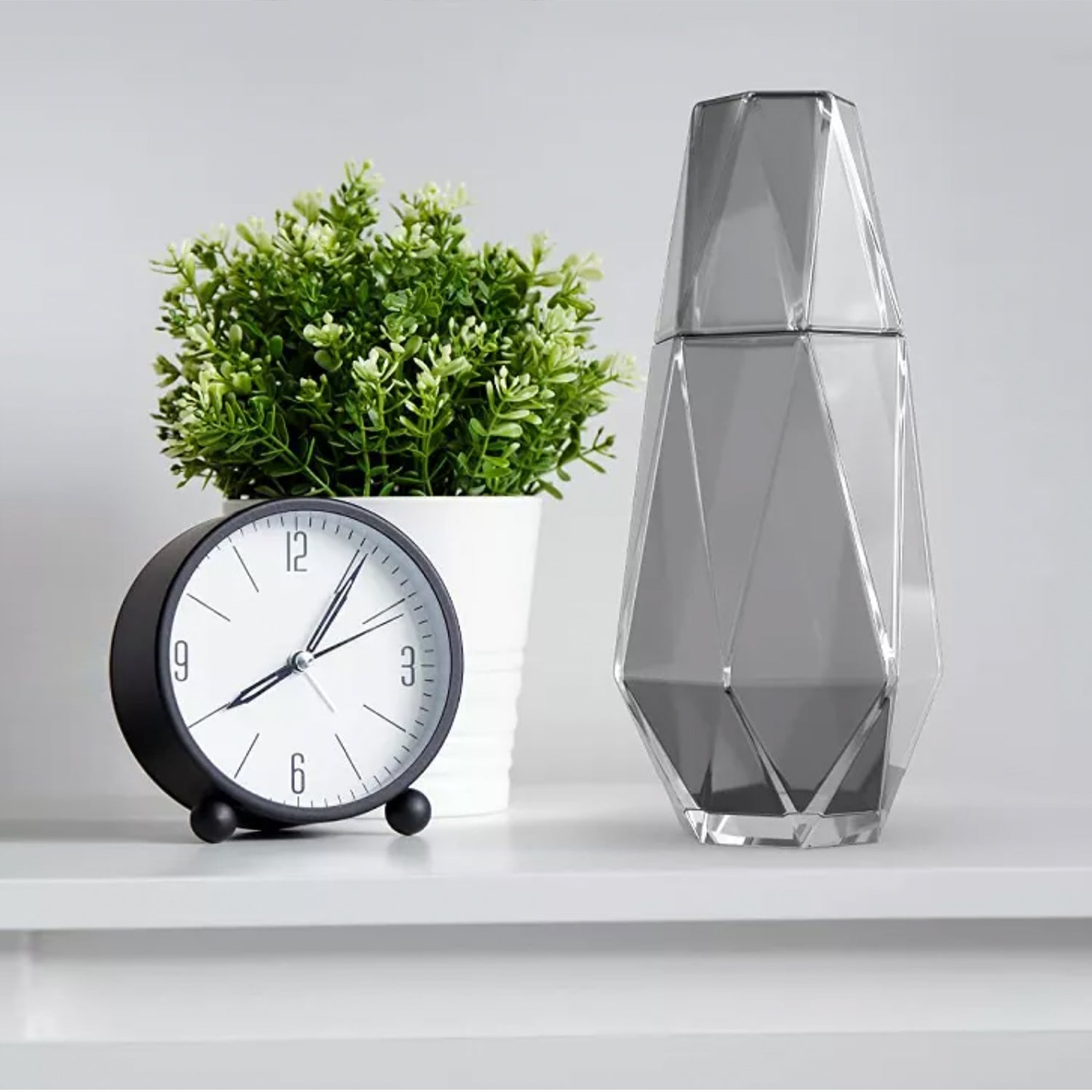 Geometric Grey Carafe Set