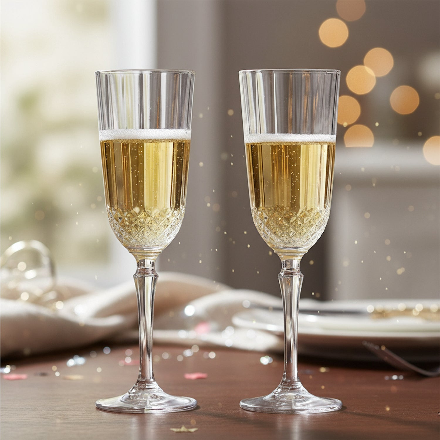 Cali Set Of 2 Flutes 4.39 Oz