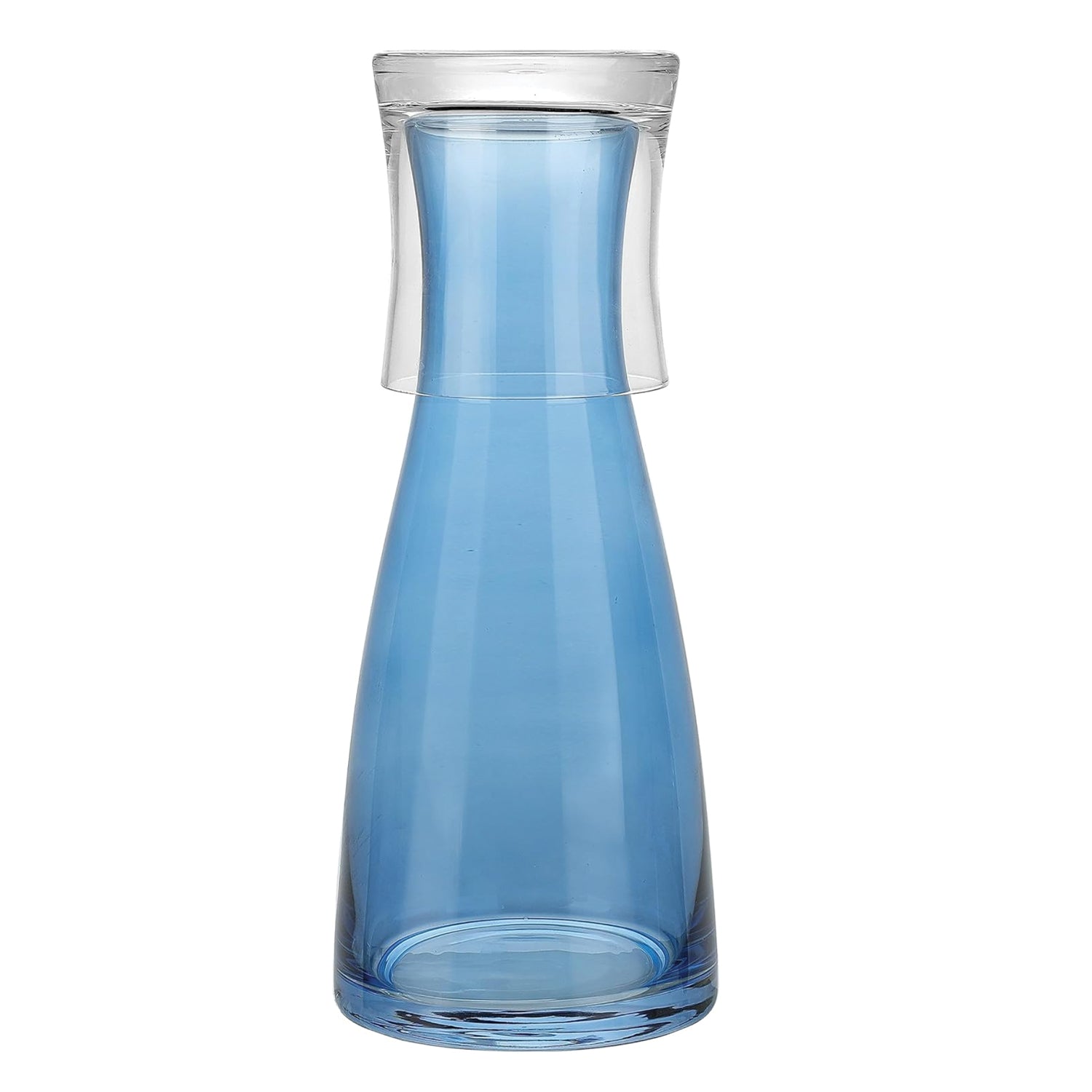 Bedside Blue Carafe with Clear Tumbler, 2-Piece Set