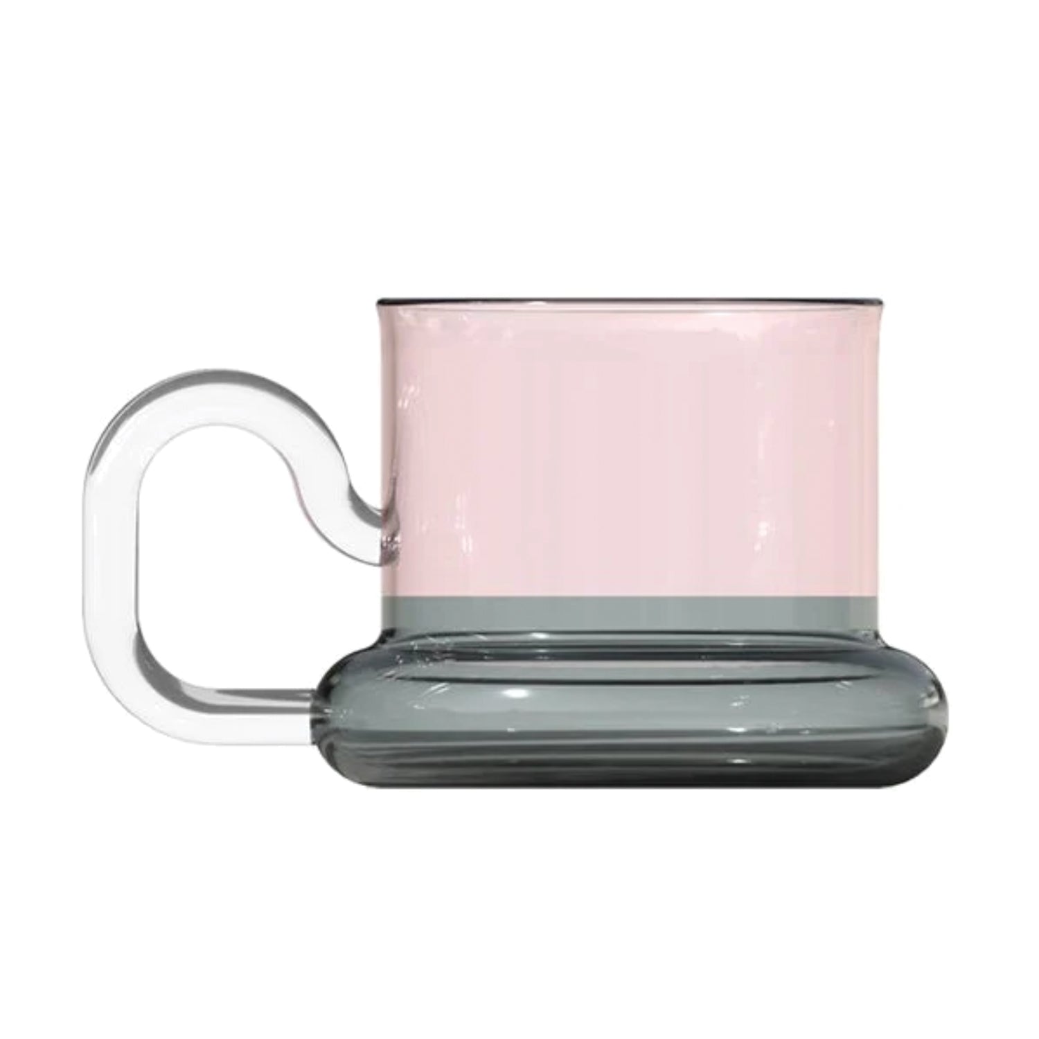 Gray & Pink Borosilicate Pitcher Set