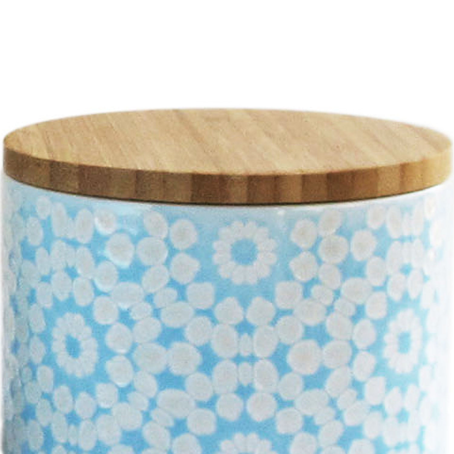 ARABESQUE BLUE 4 PC CANISTER SET