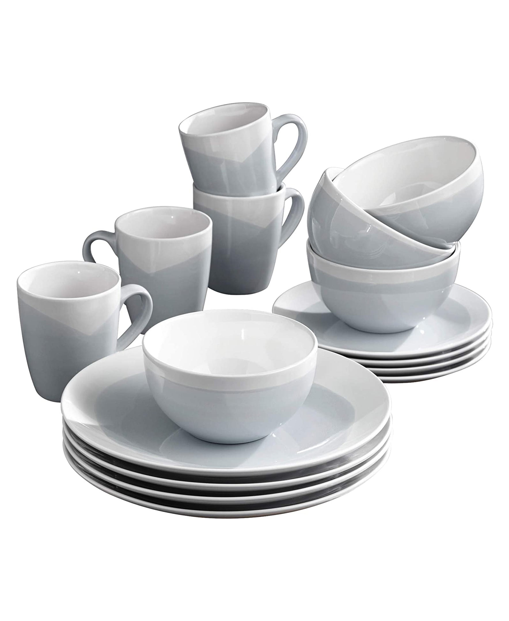 OASIS BLUE/GRAY 16 PC DINNER SET