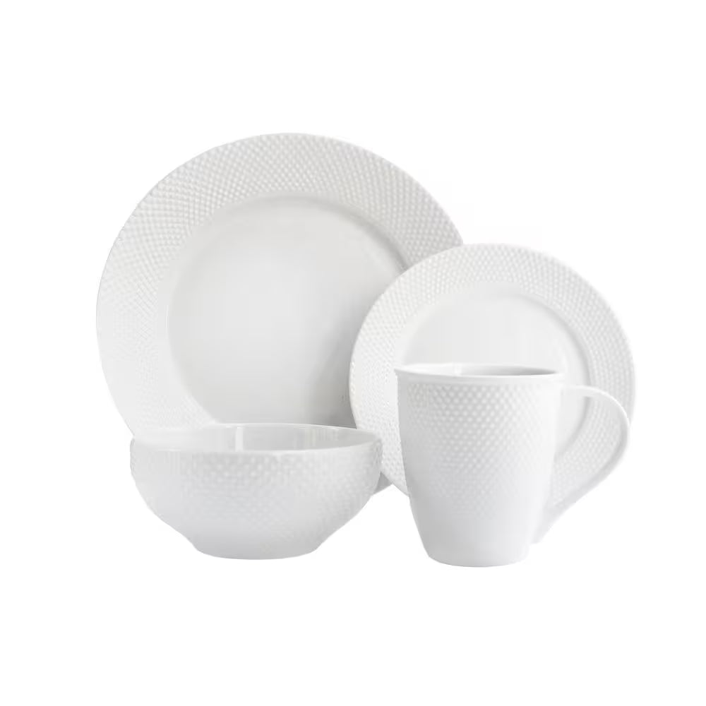 Chole Porcelain 16-Piece Dinner Set