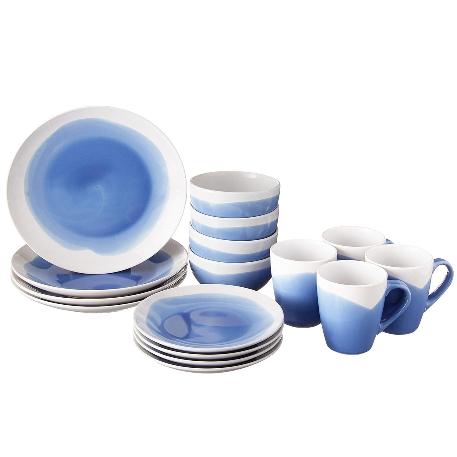 OASIS BLUE  16 PC DINNER SET