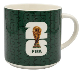 Official FIFA World Cup 2026 Edition COLOR GLAZE BONE CHINA 21.9 oz/650 ml Mug