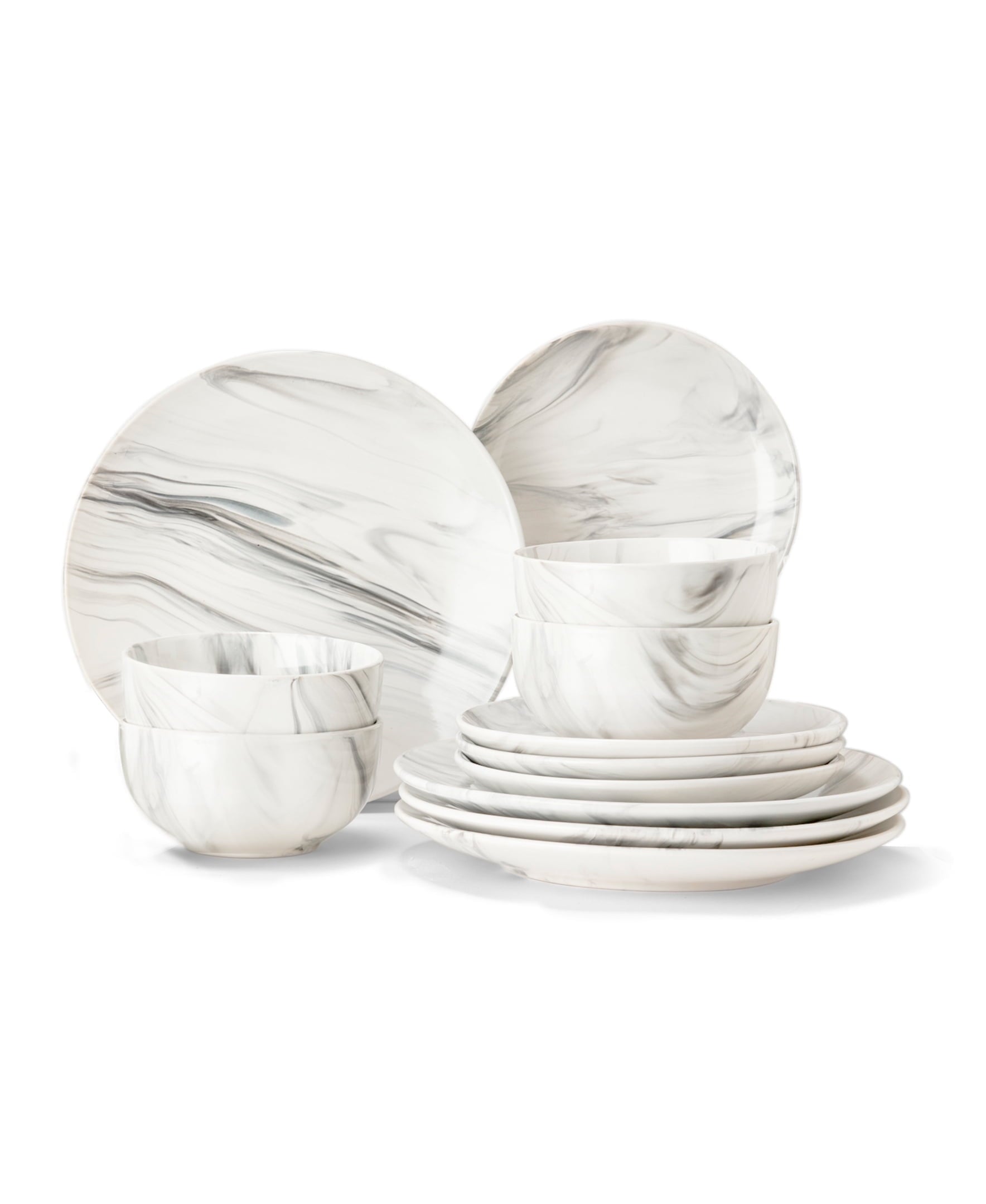 JUPITER 12 PC DINNERWARE SET:  DP, S, BWL